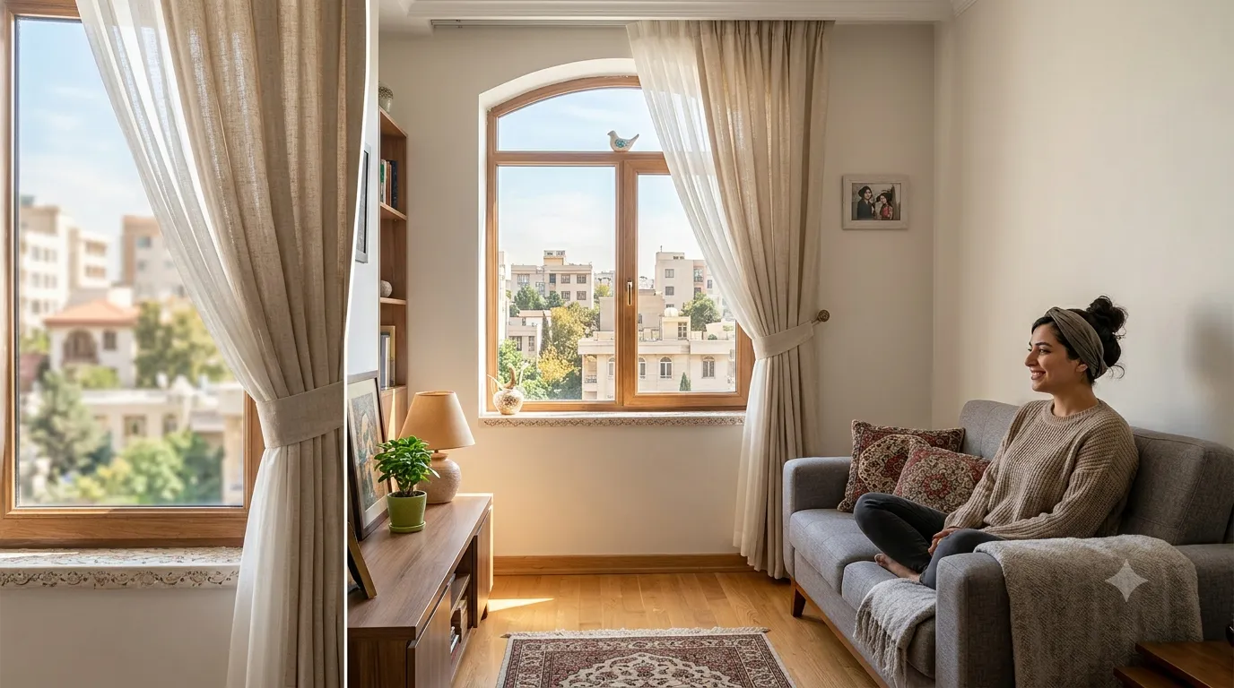 پرده پذیرایی کوچک