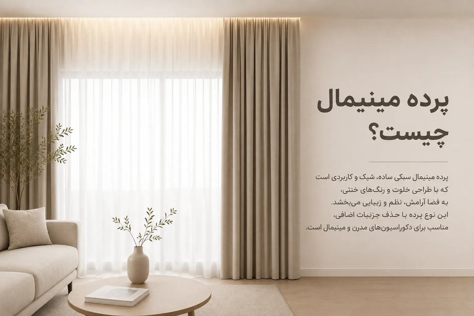 پرده مینیمال چیست